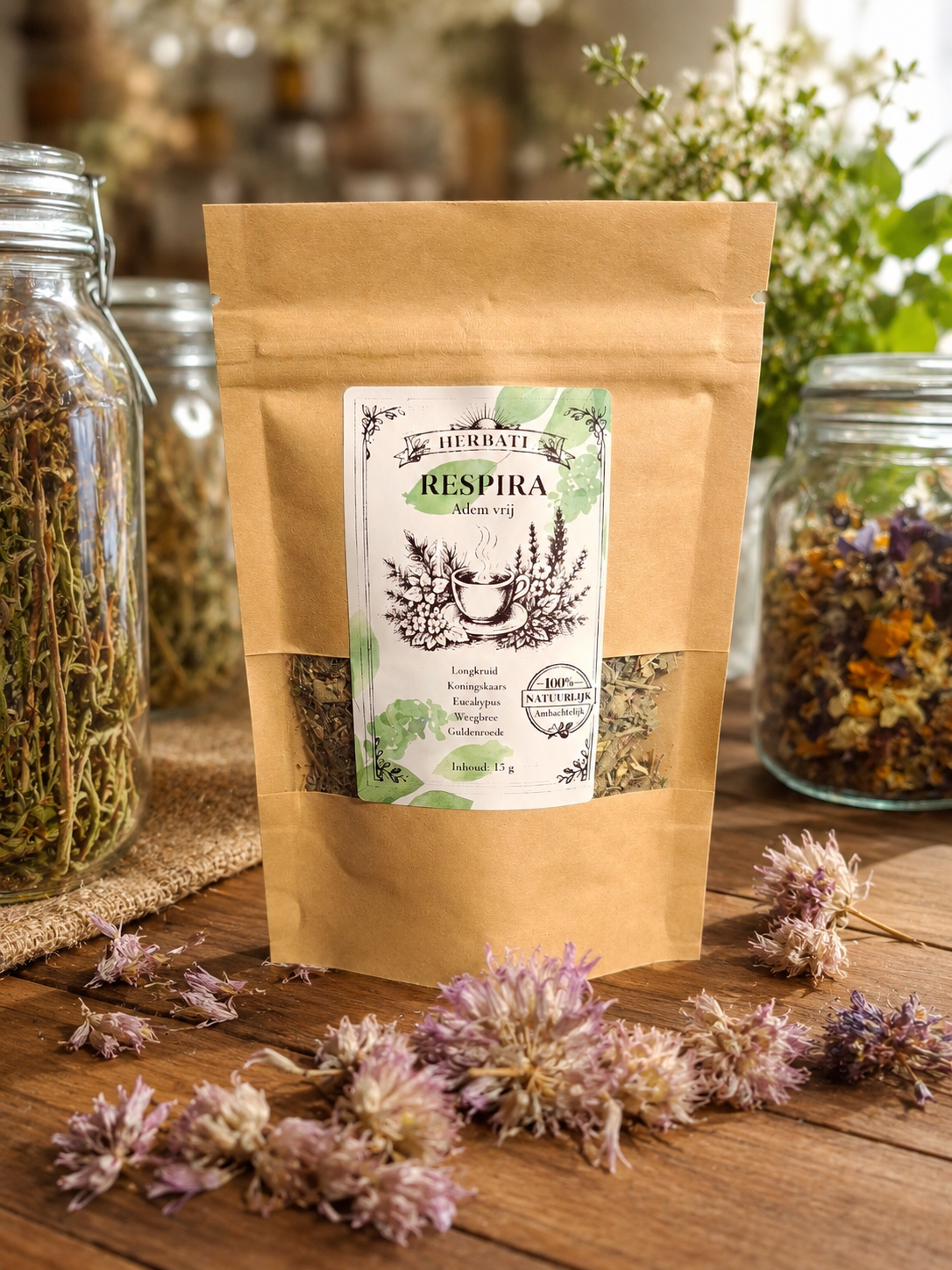 Respira – Kruideninfusie voor Vrije Ademhaling