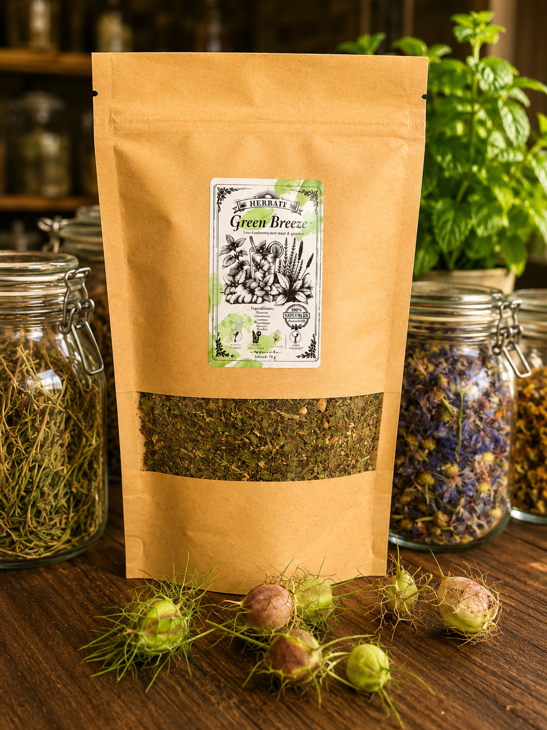 Green Breeze - Mocktailstarter - iced tea