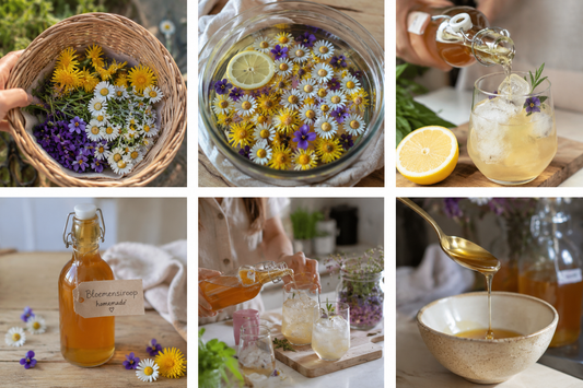 Het recept van de Herbati bloemensiroop