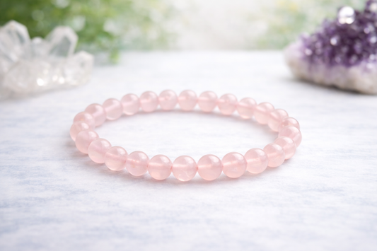 Februari edelsteen (smal) - Rozenkwarts (optioneel bij kruidenbox)