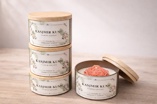 Ritual in a Tin - Candle by Herbati - Kasjmir Kush -Flower edition