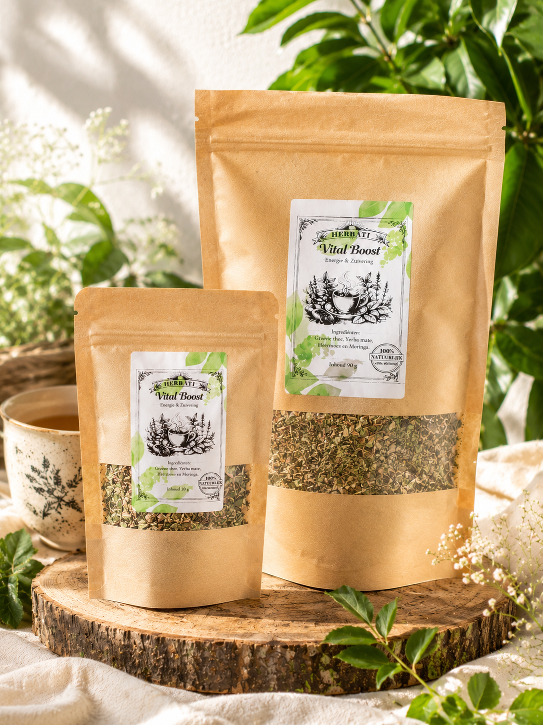 Vital Boost kruideninfusie voor natuurlijke energie en vitaliteit van Herbati