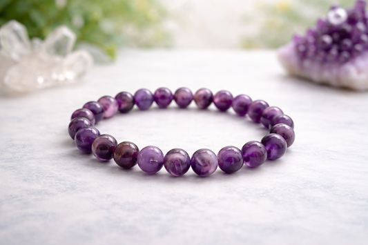 Februari edelsteen - Amethist  (optioneel bij de kruidenbox)